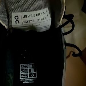 On Running Women's Sneakers - Black and Gray